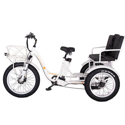 750W ruedas delanteras eléctricas de Rickshaw Trike con batería de litio de 21AH y 7 velocidades