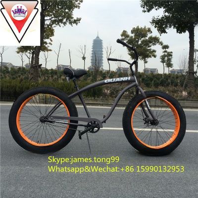 Fat Beach Cruiser Bike con neumáticos de nieve de 26 pulgadas y marco de aleación de aluminio en 2015