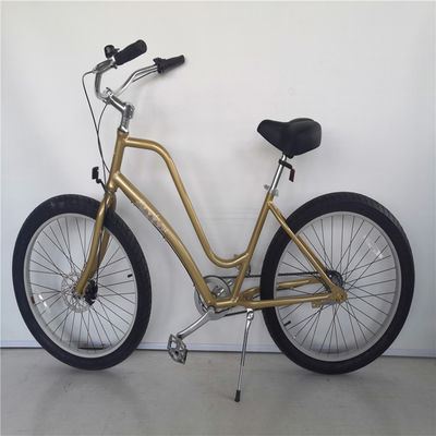 26x3 pulgadas Unisex Paso a través del marco de aluminio 3 Speed Beach Cruiser Bike para alquilar en EE.UU.