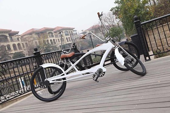 26&quot; Hi-Ten Acero Cuadro Adulto Beach Cruiser Chopper Bike 17KG Peso Bruto 3.0 neumáticos