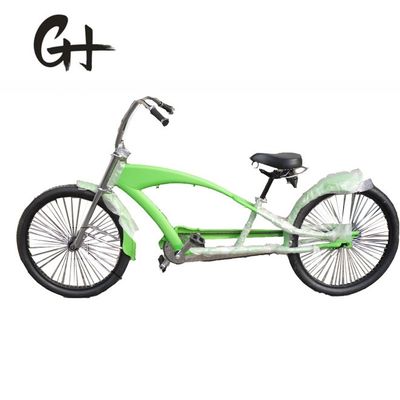26&quot; Hi-Ten Acero Cuadro Adulto Beach Cruiser Chopper Bike 17KG Peso Bruto 3.0 neumáticos