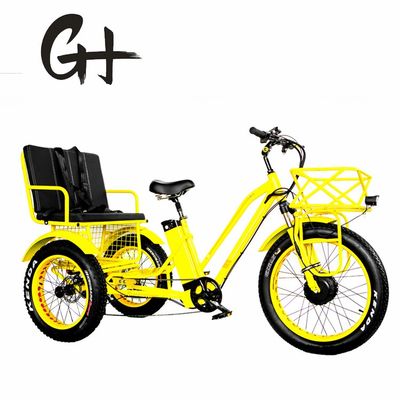 24&quot; Triciclo eléctrico Etrike con motor de 750W y batería de litio de 21AH 40KM/H Velocidad máxima