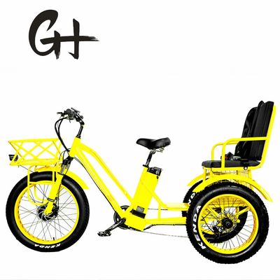 24&quot; Triciclo eléctrico Etrike con motor de 750W y batería de litio de 21AH 40KM/H Velocidad máxima