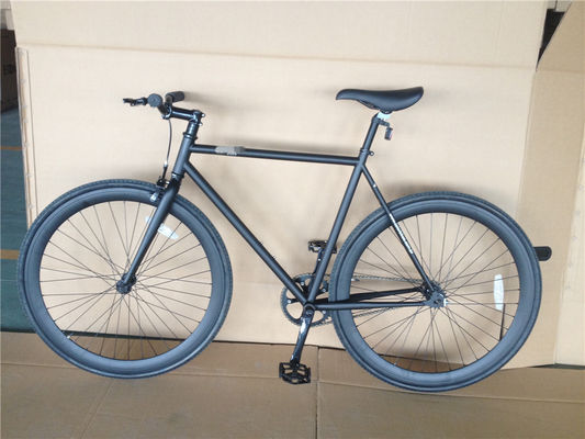 Cuadro de bicicleta personalizado de Matt Negro para adultos 700C Crucero de acondicionamiento físico urbano de una sola velocidad