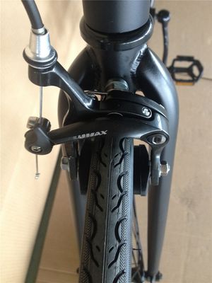 Cuadro de bicicleta personalizado de Matt Negro para adultos 700C Crucero de acondicionamiento físico urbano de una sola velocidad