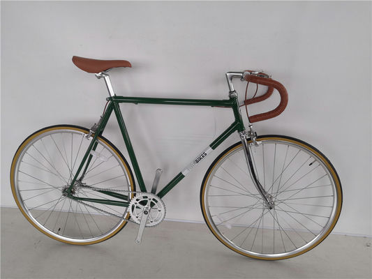 OEM Clásico 700C 58cm Vintage de una sola marcha City Cruiser Fixie de marcha fija Bicicleta urbana