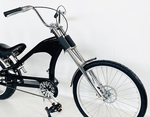Peso bruto 25.0 KG 24-20 &quot;Bicicleta de chopper para adultos de velocidad única con tenedor de acero de OEM