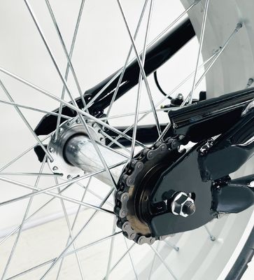 Peso bruto 25.0 KG 24-20 &quot;Bicicleta de chopper para adultos de velocidad única con tenedor de acero de OEM