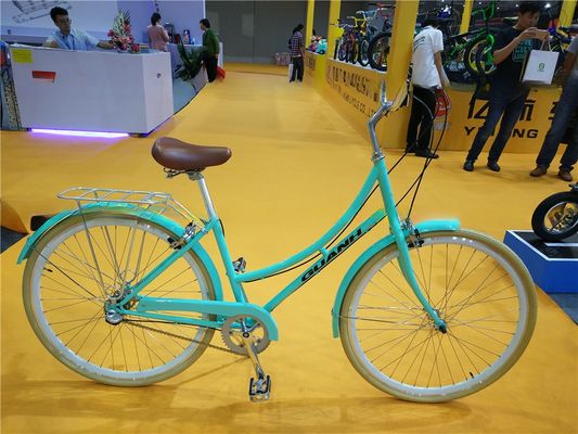 Bicicleta de la ciudad vintage con engranajes de 3 velocidades y aleación de aluminio V Freno Peso bruto 16 kg