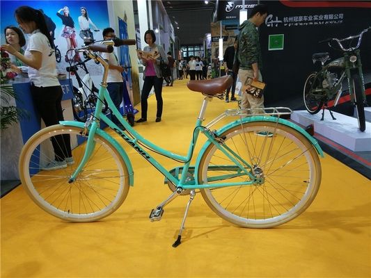Bicicleta de la ciudad vintage con engranajes de 3 velocidades y aleación de aluminio V Freno Peso bruto 16 kg