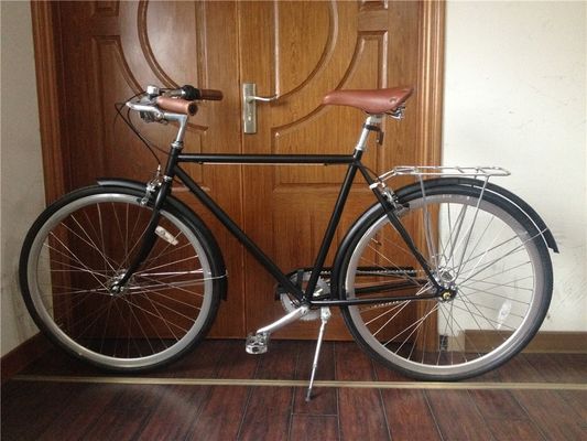 Bicicleta de la ciudad vintage con engranajes de 3 velocidades y aleación de aluminio V Freno Peso bruto 16 kg