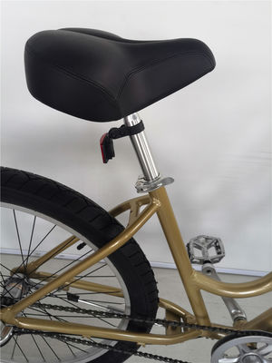 26 pulgadas de 3 velocidades de comodidad híbrida paso a través de la bicicleta de crucero de playa con logotipo personalizado