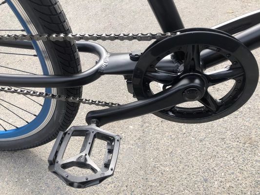 7 velocidad de la bicicleta de la ciudad con 24 pulgadas de neumático sólido y material de borde de aluminio diseño plegable