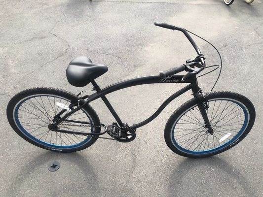 7 velocidad de la bicicleta de la ciudad con 24 pulgadas de neumático sólido y material de borde de aluminio diseño plegable