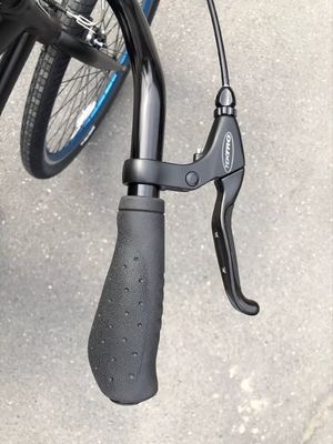 7 velocidad de la bicicleta de la ciudad con 24 pulgadas de neumático sólido y material de borde de aluminio diseño plegable