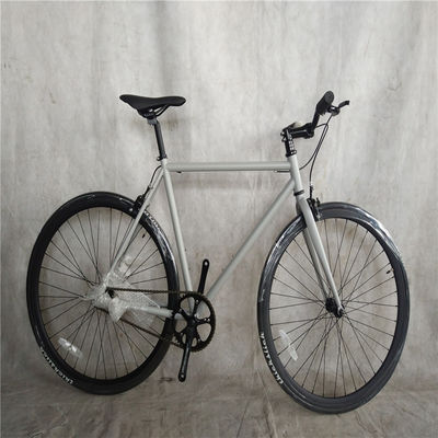 Conjunto de manivela de láser 700c Marco de carbono Bicicleta de velocidad fija con neumático Kenda 700 * 28C