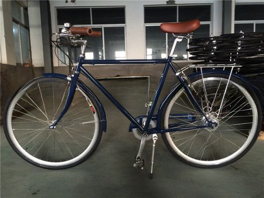 Bicicleta de carretera de la ciudad de aleación de aluminio con palanca de freno y freno de calibre de estrella Z hecha