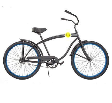 26 pulgadas de acero marco duro marco 3 velocidad de la playa crucero bicicleta para adultos hombres y mujeres