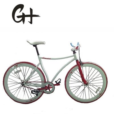 Bicicleta de acero Hi-Ten 700C de velocidad única para niños