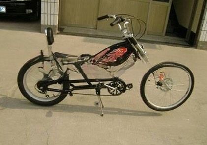 Bicicleta de chopper de 24 pulgadas con peso brillante de 25 kg en cualquier color