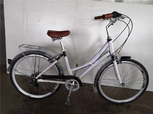 1.8m Largo marco de acero 700C Mujeres Single Speed City Bike para el mercado estadounidense OEM/ODM