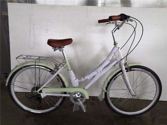 1.8m Largo marco de acero 700C Mujeres Single Speed City Bike para el mercado estadounidense OEM/ODM