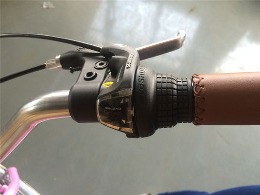 26 pulgadas de mujeres paso a través de 7 velocidad de la playa de la bicicleta crucero con asiento grande y cómodo