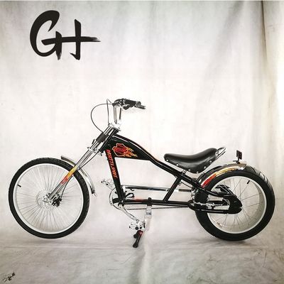 25.0 KG Peso Bruto 24 &quot;-20&quot; Single Speed OEM / ODM Chopper Bike para adultos grandes hecho