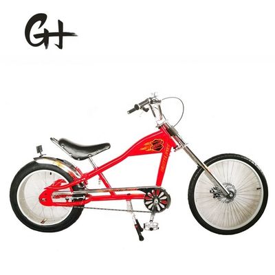 25.0 KG Peso Bruto 24 &quot;-20&quot; Single Speed OEM / ODM Chopper Bike para adultos grandes hecho
