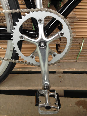 Bicicleta Vintage de engranaje fijo para carreras de carretera para adultos 2023 Wellgo Pedal Lasco Crank Set