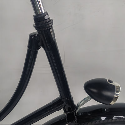 Solo velocidad 28 pulgadas Vintage clásico Negro Lady Oma Holanda City Cruiser holandés Bike Bicicleta para mujeres