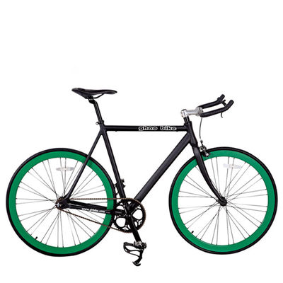 USA CE Track Fixie Bicicleta 700C Marco de aluminio OEM de velocidad única con tallo de aleación de aluminio