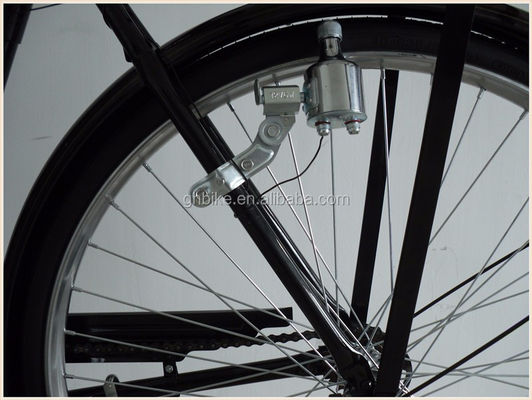 Bicicleta holandesa de estilo clásico para hombres con freno de montaña y tipo de pedal ordinario
