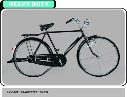 Elegante 28&quot; de trabajo pesado bicicleta de estilo antiguo con manillares ajustables