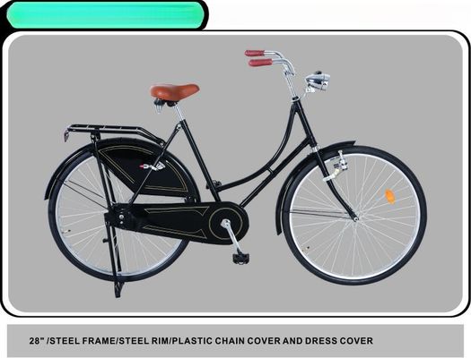 Bicicleta holandesa de estilo clásico negro para alta calidad