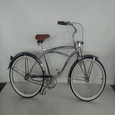 26 pulgadas de Aluminio Cuadro Hombres Adultos Beach Cruiser Bicicleta con 7 Velocidad Shimano Derailleur