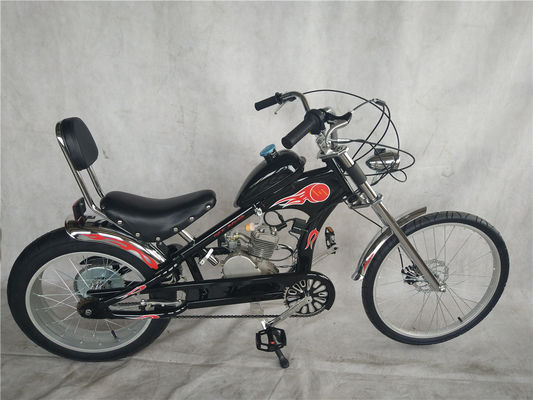 Velocidad máxima 40km/h 80cc Motorizado Motor de Gas de Gas Conjunto para Bicicletas Chopper 2 tiempos