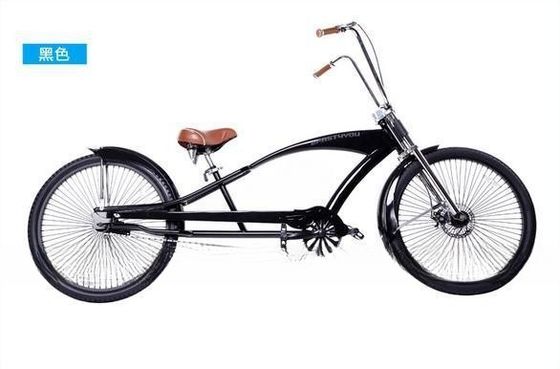 26' Long Frame Chopper Beach Cruiser Bike con pedal de aleación y tenedor de acero