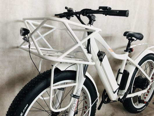 26&quot; 4.0 Gran neumático de nieve grasa bicicleta eléctrica con freno de disco y 1000W 48V 17AH Motor BaFang trasero