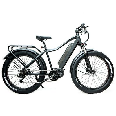 Ancho del neumático 26*4&quot; 7 velocidad Fat Snow Tire Bicicleta de montaña eléctrica con motor medio Bafang