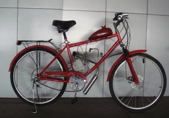 Bicicleta eléctrica de crucero de playa con motor de 50cc 2015 modelo de marco de acero eléctrica incluida