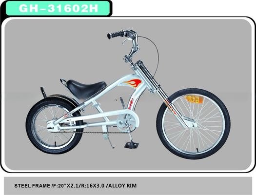Bicicleta con manivela de acero en cualquier color