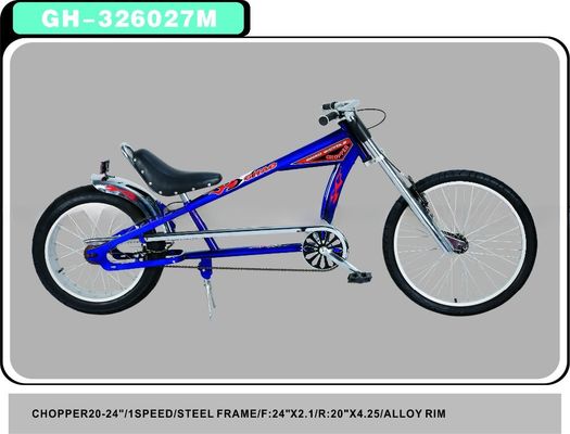 Bicicleta con manivela de acero en cualquier color