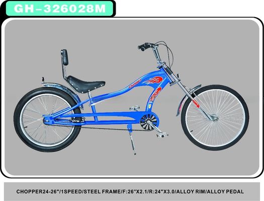 Bicicleta con manivela de acero en cualquier color