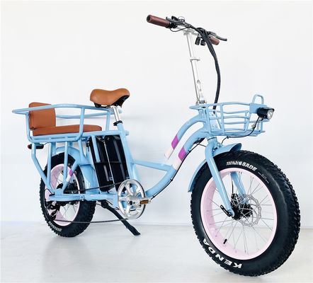 Shimano Gear Alloy Baterías dobles plegables paso a través de la bicicleta para llevar niños