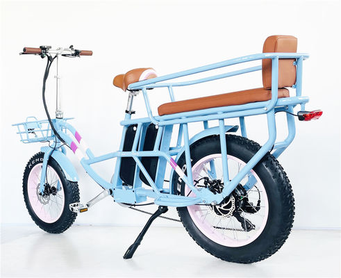 Shimano Gear Alloy Baterías dobles plegables paso a través de la bicicleta para llevar niños