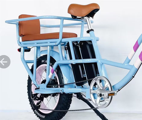 Shimano Gear Alloy Baterías dobles plegables paso a través de la bicicleta para llevar niños