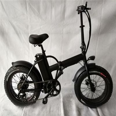 16.7 Ah Capacidad de la batería 48V500W12AH 20"x4.0 Fat Pneumático plegable bicicleta eléctrica