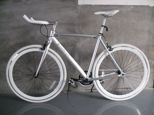 Cuadro de aluminio certificado CE 700C bicicleta de pista de velocidad única para sus necesidades