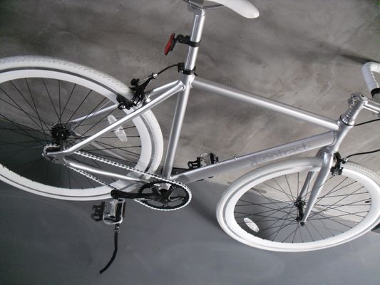 Cuadro de aluminio certificado CE 700C bicicleta de pista de velocidad única para sus necesidades